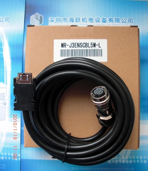 三菱伺服MR-J3编码电缆 MR-J3ENSCBL5M-L